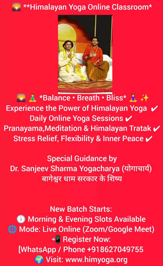 Daily online Yoga Class