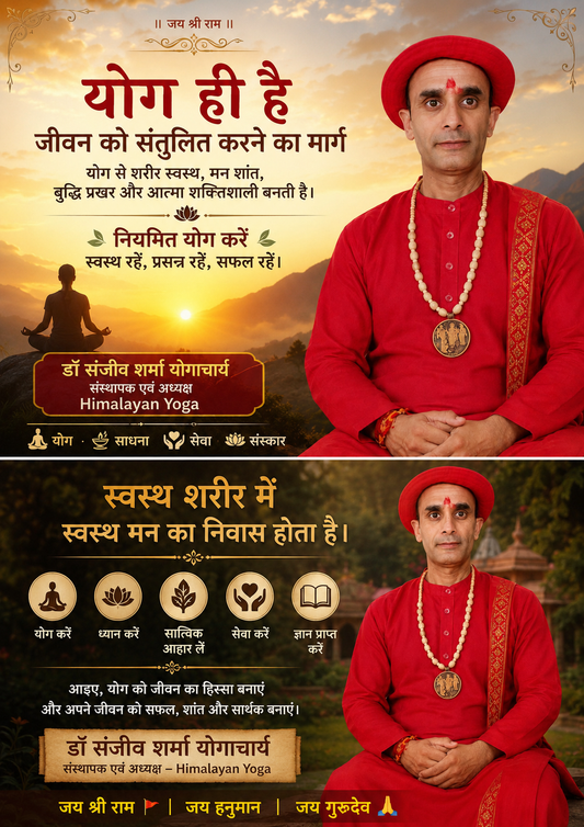 योगी ही है जीवन को संतुलित करने का मार्ग&nbsp;