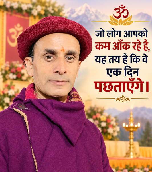 जो लोग आपको कम आंक रहे हैं यह तय है कि वे एक दिन पछताएंगे... डॉ संजीव शर्मा योगाचार्य